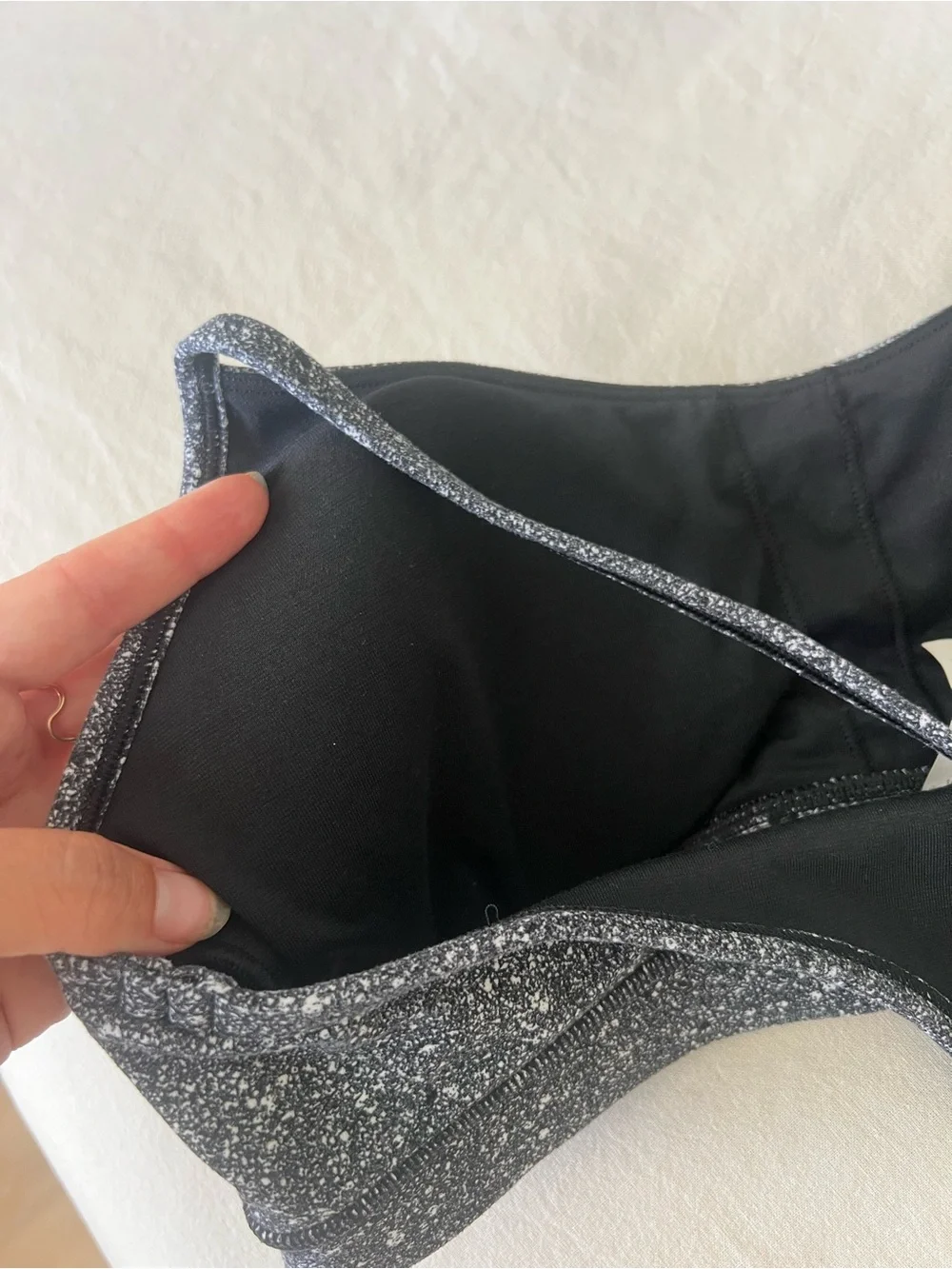 Lululemon Flow Y Speckled Sports Bra - 10 / M/L